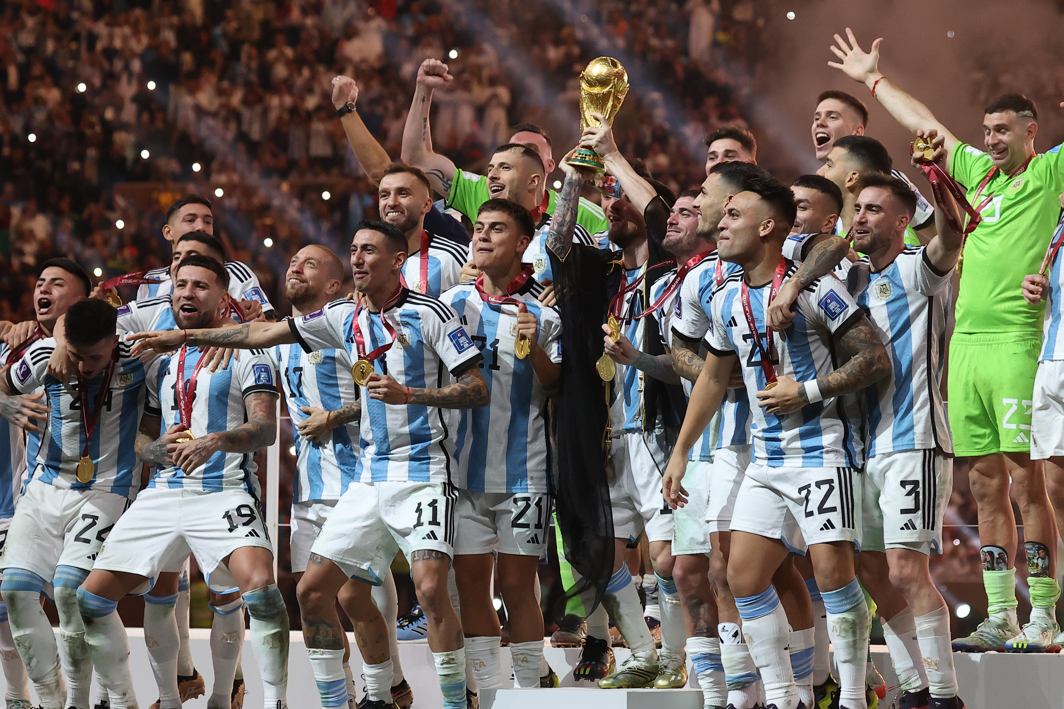 Tears of relief and joy as Messi lifts World Cup for…